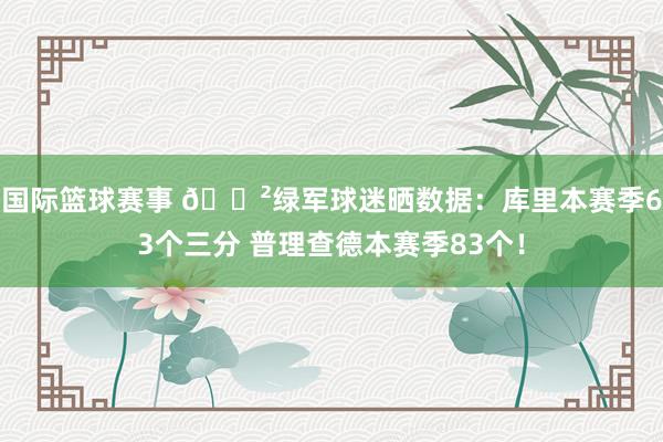 国际篮球赛事 😲绿军球迷晒数据：库里本赛季63个三分 普理查德本赛季83个！